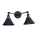 Axyaa Loft Iron LED Wall Lamp - Black Vintage Industrial Up Down Light