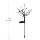 Axyaa Solar Sakura Tree Pathway Light: 8 Modes, Outdoor Flush Mount Garden Lighting
