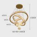 Axyaa Luxury Crystal Chandelier Pendant Light for Living Room Dining Room Ceiling