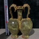 Axyaa Dragon Vase Ornaments Collection - Antique Song Dynasty Porcelain Decoration