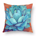Axyaa Green Plant Cushion Cover for Home Decor