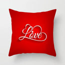 Axyaa Love Heart Cushion Cover for Living Room Sofa Valentine's Day Home Decor