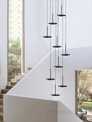 Axyaa Modern Nordic LED Staircase Chandelier for Living Room Restaurant Attic