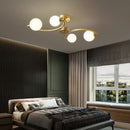 Axyaa Glass Pendant Light - Modern Minimalist Magic Bean Hanging Lamp for Living Room, Dining Room, Bedroom