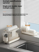 Stainless Steel Over Sink Drying Rack by Axyaa for Kitchen Countertop Draining and Storage
