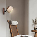 Axyaa Yellow Travertine Modern LED Wall Light Rotation Bedside Lamp