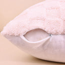 Axyaa Waffle Fabric Plush Pillowcase: Stylish Comfort for Home Decor and Bed Living Room