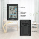 Axyaa Digital Weather Station Hygrometer Thermometer with Wireless Sensor