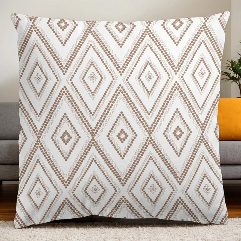 Axyaa Round Pattern Pillow Cover for Modern Minimalist Home Decor