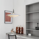 Axyaa Gradient White Red UFO Pendant Light for Dining Room & Kitchen