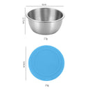 Axyaa Stainless Steel Salad Sauce Cup with Silicone Lid