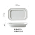 Axyaa Geometric Ceramic Plate Set for Molecular Cuisine and Dining