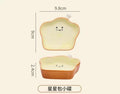 Axyaa Ceramic Bread Seasoning Dish - Underglaze Color, Cute & Good-looking Plate