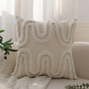 Axyaa Chenille Tufted Cushion Cover - Nordic Style Decorative Throw Pillow Cover