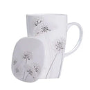 Axyaa Bone  Tumblers with Lid, Cute Floral Big Coffee Cups, Perfect Gift Mug