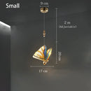 Axyaa Nordic Butterfly Chandelier: Modern Fashion Pendant Lights for Kitchen, Bedside, Stair & Restaurant