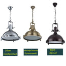 Axyaa Industrial Metal Pendant Light for Loft Living Room and Kitchen