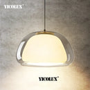 Axya Glass LED Chandelier Nordic Pendant Lights Indoor Light Fixture