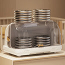 Axyaa Baby Bottle & Tableware Drying Rack with Dust-proof Lid and Water Cup Storage Box
