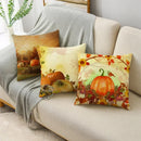 Axyaa Harvest Pumpkin Farm Throw Pillowcase for Home Decor