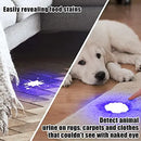 Axya 395nm Blacklight UV Mini Flashlight for Pet Urine Detection & Bed Bug Inspection