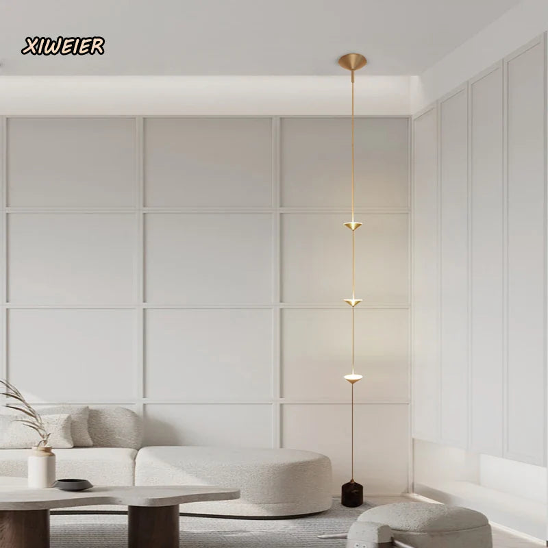 Axyaa Post-modern Marble Chandelier: Minimalist LED Ceiling Lamp for Living Room & Dining Room