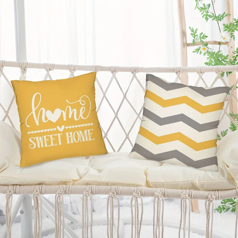 Axyaa Geometric Pattern Printed Pillowcase for Stylish Home Décor