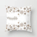 Blue Winter Snowflake Pillowcase for Stylish Christmas Decor by Axyaa