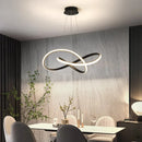 Axyaa Modern Linear Pendant Chandelier LED Lighting Fixture