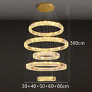 Axyaa Nordic Home Decoration Stair Chandelier Living Room Dining Room Pendant Lights Ceiling Light Indoor Lighting