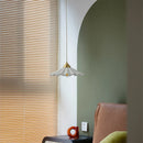 Axyaa Ceramic LED Pendant Light: Japanese Style Vintage Copper Hanging Lamp