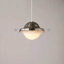 Axyaa Glass Nordic French Pendant Lamp for Bedroom, Living Room, Bar, and Hotel