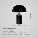 Axyaa Metal Mushroom Desk Lamp - Luxury Modern Nordic Bedroom Headboard Light