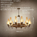 Axyaa Vintage Chandelier Restaurant Personalized Clothing Private Rooms Industrial Living Room Lighting
