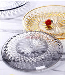 Axyaa Acrylic Fruit Plate - Large, Snack & Sugar Tray - Plastic - Elegant Design
