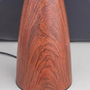 Axyaa Nordic Walnut Floor Lamp LED Table Light for Living Room and Bedroom