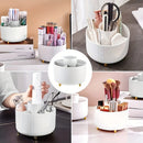 Axyaa 360° Rotating Makeup Brush Holder, 5 Slot Cup for Bathroom Dressing Table