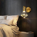 Axyaa Modern LED Crystal Wall Lamp for Bedroom & Living Room Lighting