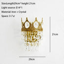 Axyaa French Style LED Crystal Chandeliers for Home Decor Lighting