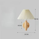 Axyaa Paper Umbrella LED Wall Lamp - Japan Style Bedroom Livingroom Lighting