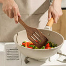 Axyaa Teak Wooden Kitchen Utensils Set - Non Stick Cooking Tools