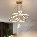 Axyaa LED Chandeliers: Modern Pendant Light for Living & Dining Room Lighting