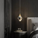 Axyaa Crystal Ceiling Chandelier Pendant Lights for Modern Loft Bedside Luxury Home Decor
