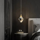 Axyaa Crystal Chandelier Ceiling Pendant Lights for Modern Loft Bedside Luxury Decor