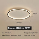 Axyaa Ultrathin LED Ceiling Light Minimalist Nordic Circle Bedroom Lamp