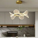 Axyaa Nordic Acrylic Petal Chandelier | Modern Home Decor Lighting