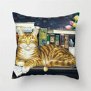 Axyaa Animals Polyester Cushion Cover for Home Sofa Decor - Farm Life Views Pillowcase