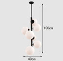 Axyaa Modern LED Pendant Chandelier for Dining Room Lighting
