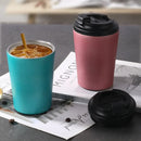 Axyaa Stainless Steel Insulated Cup - Hot/Cold Beverage Tumbler (12oz)
