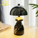 Axyaa Marble Table Lamp with USB Charging - Luxe Decor for Living Room & Bedroom